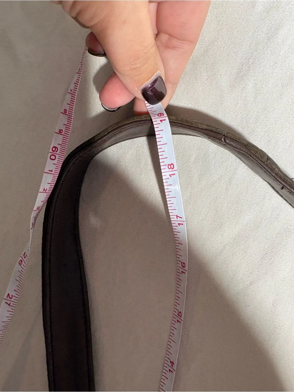Bechamel Brown Suede Crossbody Bag -